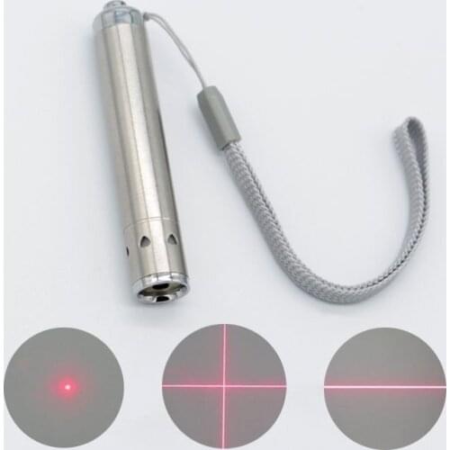 Mini one-word cross dot infrared laser flashlight laser light equipment instrument positioning student science pointer pen