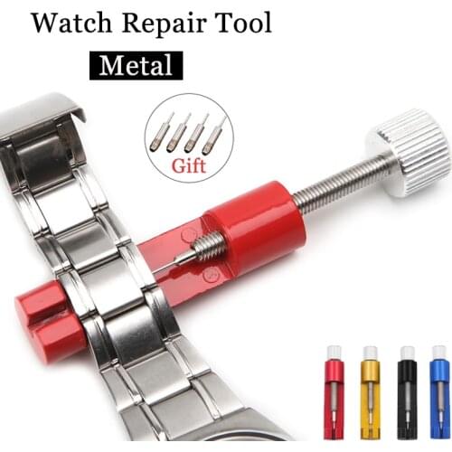 Metal Watch Repair Tool Adjusting Watch Strap Tool with Watch Pin Band Bracelet Link Pin Tool Remover Easy To Remover Adjust