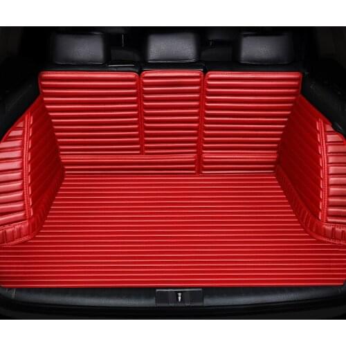 Custom 3D No Odor Waterproof Boot Carpets Cargo Rugs Full Set Car Trunk Mats for Audi A3 A4 A5 A6 A7 A1 S3 S4 S6 S7 S8 Q5 Q7 Q3