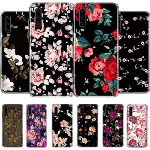 3D Relief Flower Exquisite Phone Case For Huawei Honor Y 5 6 7 8 9 10 20 LITE A X S Pro NO/Finger Cover Coque soft Silicone TPU