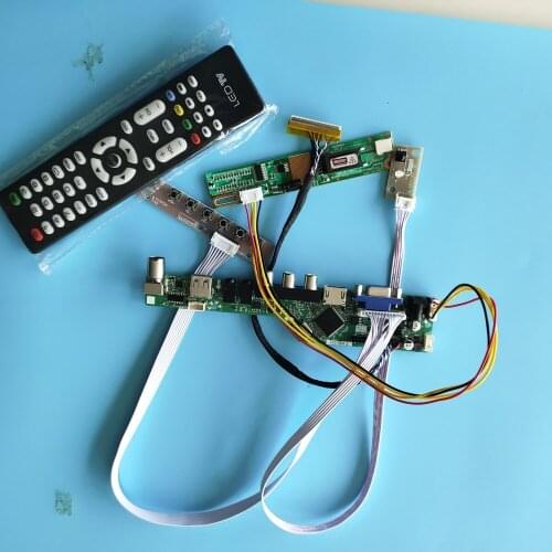 Kit for LP150X05 30pin 1 lamps 1024x768 Panel Remote Monitor Controller Board Display TV VGA HDMI USB AV Screen Audio LED LVDS