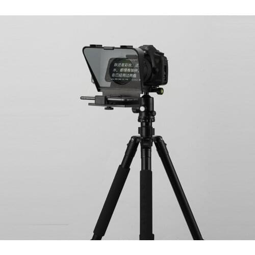 Teleprompter Mobile Phone DSLR Recording Mini Portable Inscriber Mobile Teleprompter Artifact Video With Remote Control
