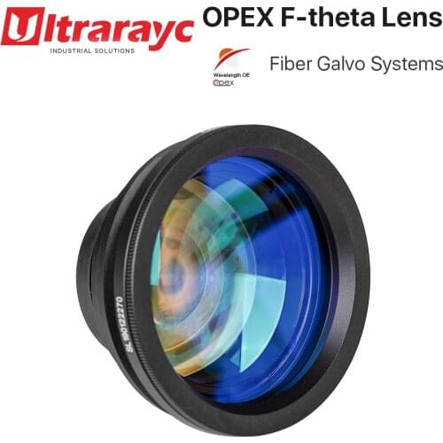OPEX F-theta Lens 1064nm M85 Thread Scan Field 70*70-300*300 Focal Length 100-420mm 1064nm YAG Optical Fiber Laser Marking Part