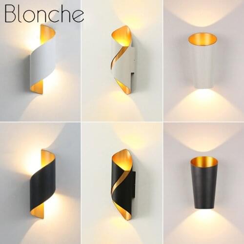 Outdoor Waterproof LED Wall Light Fixtures Modern Up Down Aluminum Wall Lamp Aisle Corridor Balcony Garden Lighting Sconces