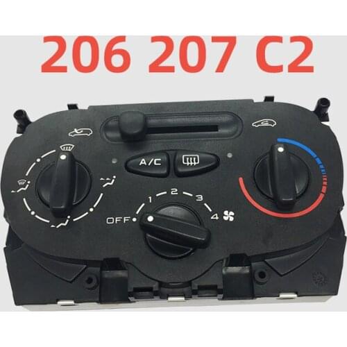 Air Conditioning Control Panel for Peugeot 206 207 Citroen C2 AC Switch Assemble