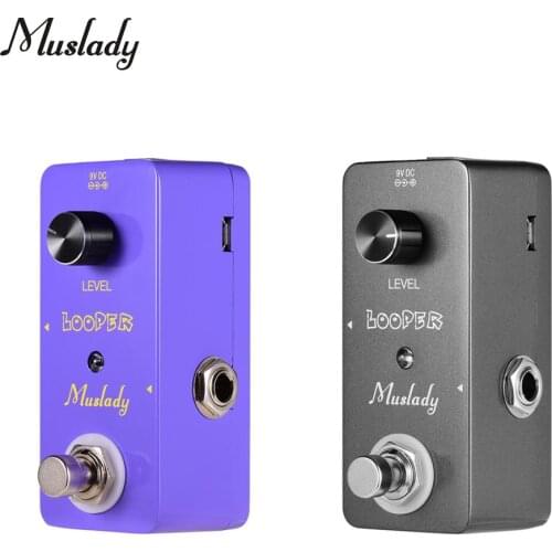 Muslady guitar pedal Mini Looper Effect Pedal Guitar Loopers Bass Loop Pedal with USB Interface guitar accessories guitar pedal