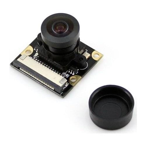 Raspberry Pi Camera module (H) Fisheye Lens, Wider Field of View, Supports Night Vision for all Raspberry Pis = RPi Camera (H)