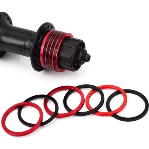 Bicycle Grooved Hub Washer 1/1.5/2/2.5/3mm MTB Bottom Bracket Spacer Flywheel Cassette Gasket Road Bike Freehub Washer