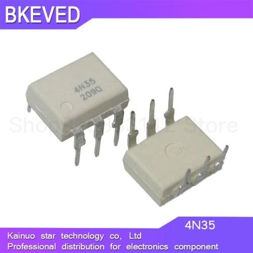 10PCS 4N35 DIP6 EL4N35 DIP photoelectric coupler new and original