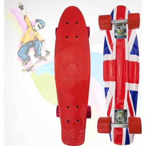 Free Shipping peny board printed mini skateboard skate scooter skateboarding board 4 wheel skates longboard truck skate CL 93