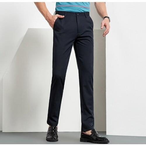 2020 New Summer Pants Men Fashions Business Man Trousers Long Stretch Slim Men Casual Pants Pantalon Verano Hombre