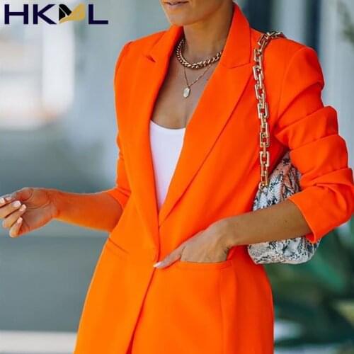 Spring Autumn Women Y2K Pocket Design Blazer Coat & Shorts Set 2 Piece Lady Jacket Pants Suits Sold Separately Clothing