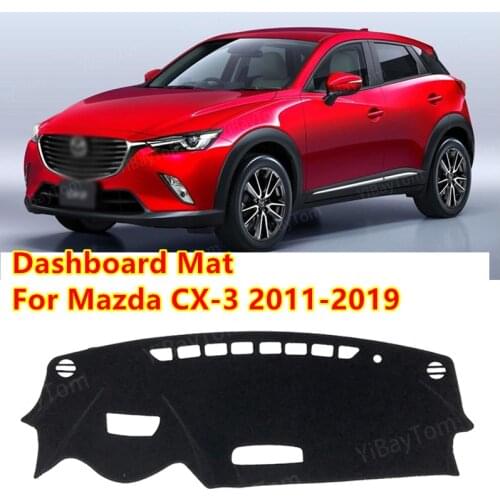 For Mazda CX-3 CX3 CX 3 2015 2016-2019 Anti-Slip Mat Sunshade Dashmat Protect Carpet Dashboard Cover Pad Accessories