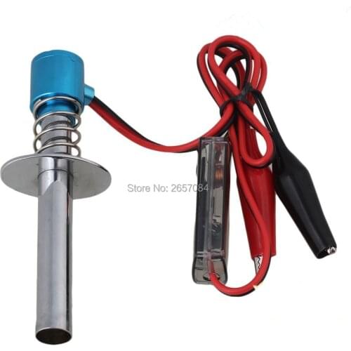 Electric candles Glow Plug Starter Igniter for 1:8 1:10 Nitro Buggy Truck RC Model Car Baja Boat Plane Helicopter