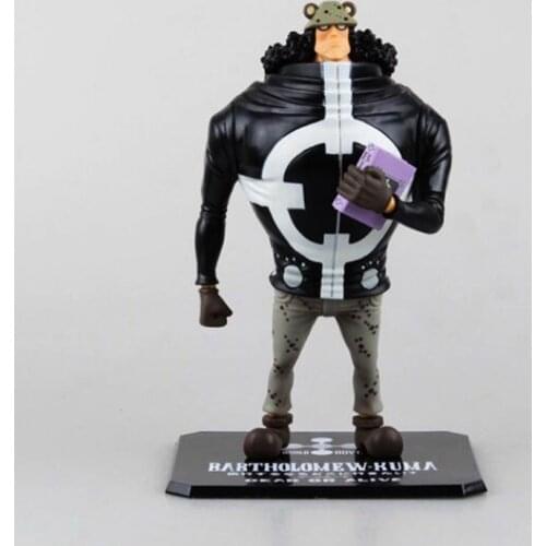 Original Anime One Piece Figurine Bartholemew Kuma DIY Action Figure Accessories Model Toys Collection Doll Gift For Boy