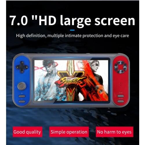 7.0 inch Retro Handheld Player 8 simulators for FC CPS NEOGEO Game Console Video Gaming for FC, GB, GBA, GBC, MD, NES, SFC, PS