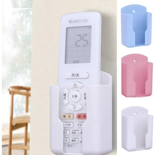 Wall Mounted Cosmetic Storage Box Bathroom Storage Rack Wall Shelf Adhesive Hanger Organizer Remote Control Holder Home Decor