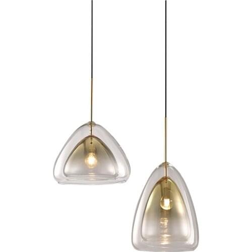 Nordic deco chambre industrial lamp crystal living room bedroom Home Decoration E27 Light Fixture hanging lamp pendant lights