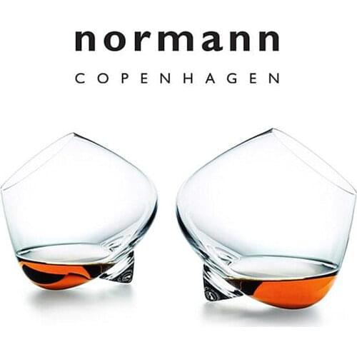 Normann Copenhagen Designer Creative Spin Gyro Liqueur Wine Glass Cognac Brandy Snifters Swing Whiskey Whisky Tumbler Rock Cups
