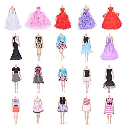 Newest Multi Styles Pick Fashion Beautiful Shoes Wedding Dress For Doll Evening Dress Gift Accessories