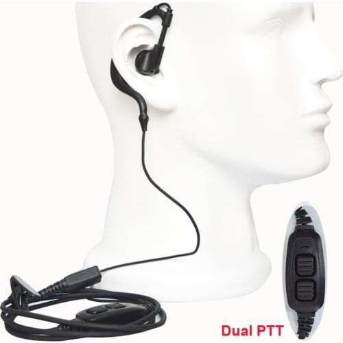 New original baofeng earphone with dual PTT botton key headset for baofeng UV-82 UV-8D