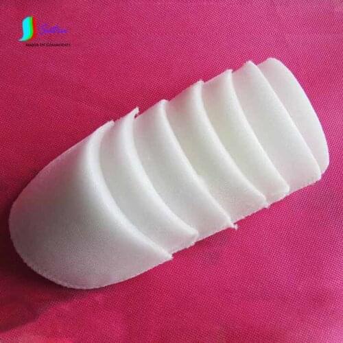 Wholesale white/black Soft Shoulder Padding Encryption Sponge Shoulder Pads for Blazer Tshirt Decoration Shoulder Pads S0166H