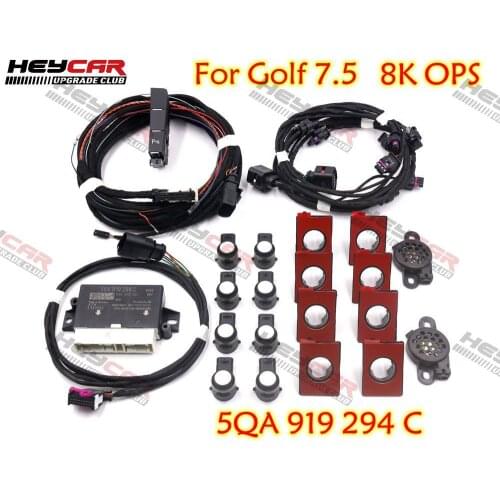 Front and Rear 8K OPS Parking Pilot 5QA 919 294 C UPGRADE KIT 5QA919294C For VW Golf 7.5 MK7.5
