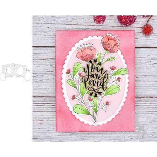 Hollow Template Metal Cutting Stencil DIY Scrapbooking Easter Craft Embossing Making Stencil