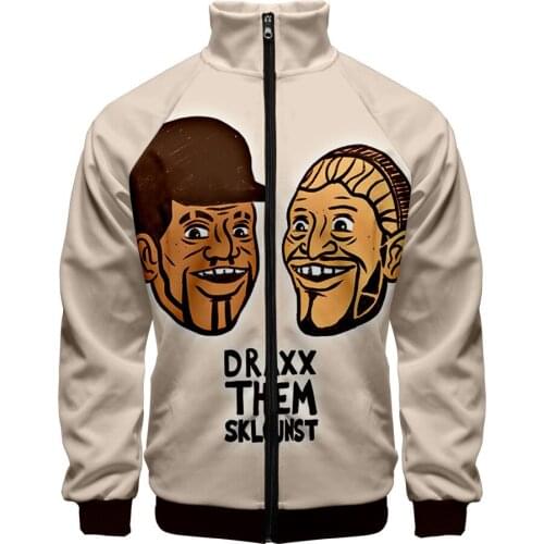 2020 Key and Peele Season Sweatshirt 3D Stand Collar Zipper Jacket Men/Women Long Sleeve Jackets Streetwear Fashion Clothes