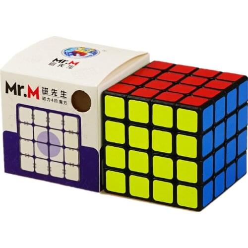 Shengshou 4x4 Magnetic Cube Mr.M 4x4x4 Magnetic Magic Cube 4Layers Speed Cube Professional Puzzle Toy For Children Kids Gift Toy