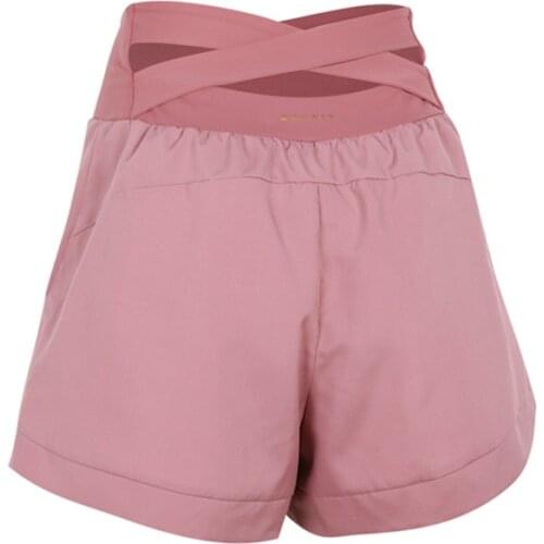 Sports Shorts Summer New High Waist Cross Running Riding Shorts Women 2 In 1 Quick-Drying Fitness Training Loose Yoga Shorts