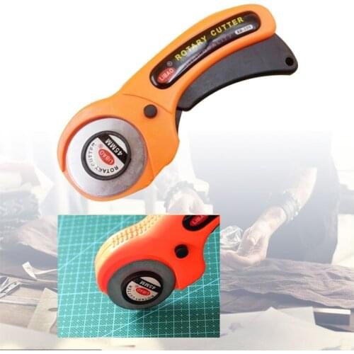 1PC 45mm Sewing Rotary Cutters Cloth Guiding Cutting Knife Fabric Cutting Craft Tool