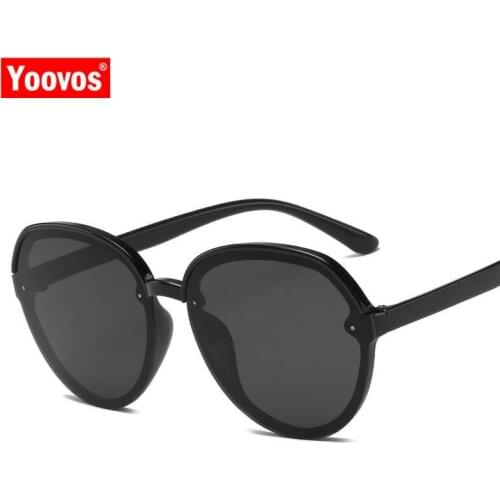 Yoovos Luxury Women Sunglasses 2021 Fashion Gradient Women sunglasses Small Frame Round Brand Designer Oculos De Sol Feminino