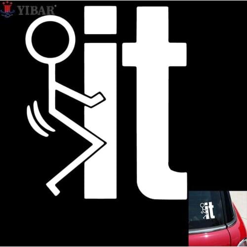 Car Sticker Funny White Vinyl Decal Window Sticker For Car Motorcycle