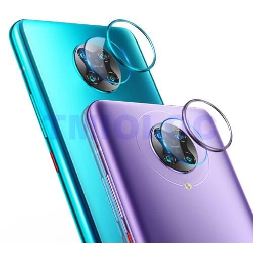 For Redmi K30 Pro Camera Protector Tempered Glass Film + Metal Rear Lens Protection Ring Case for Xiaomi red mi k30 Cover Purple