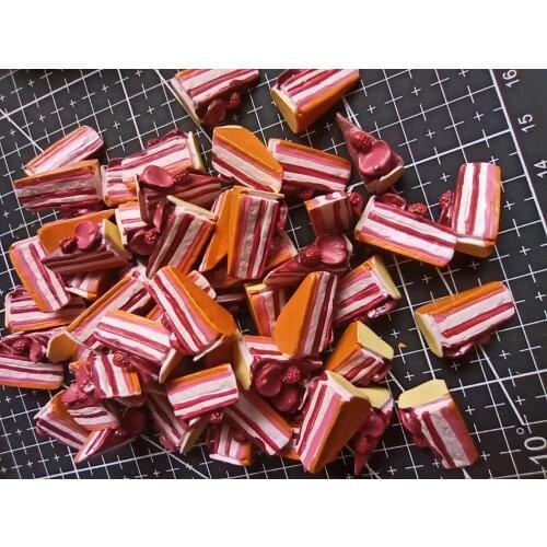 1pcs/lot resin flatback Thousand layer bread 19mm Jewelry Mobile Phone Hairpin Headwear DIY Accessories