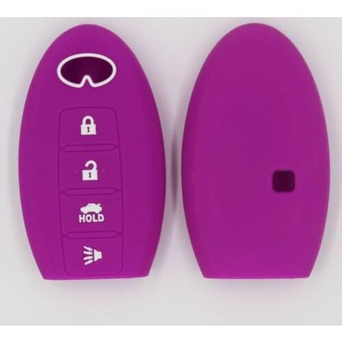 3PC Silicone key FOB cover case set protected jacket for infiniti FX35 FX37 FX50 G25 G35 G37 JX35 M35 M37 M45 Q70 QX56 QX60 Remo