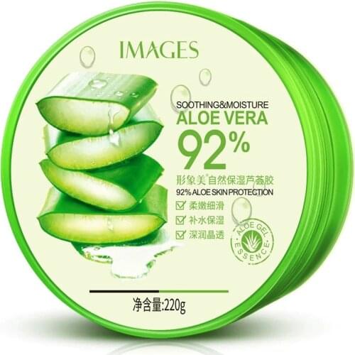 92% Natural Organic Aloe Vera Gel For Face Skin Extract Sunburn Soothing Aloe Vera Gel