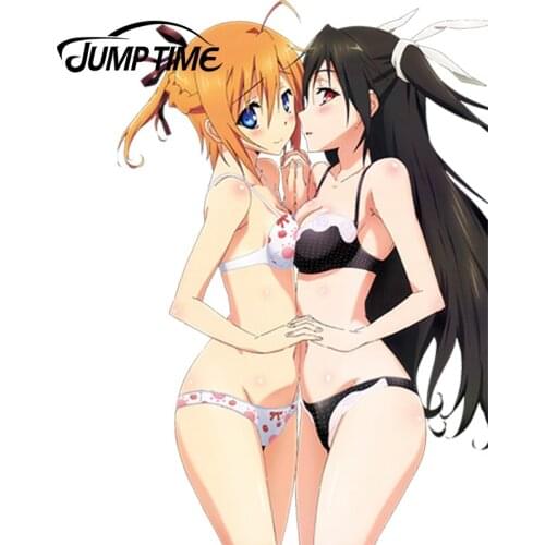 JumpTime 13cm x 8.8cm Car Stickers Mayo Chiki! Anime Sexy Beauty Konoe Subaru Vinyl Car Decal Window Car Styling Accessories