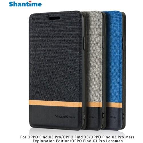 PU Leather Phone Case For OPPO Find X3 Pro Flip Case For OPPO Find X3 Pro Mars Exploration Edition Case Soft Silicone Back Cover