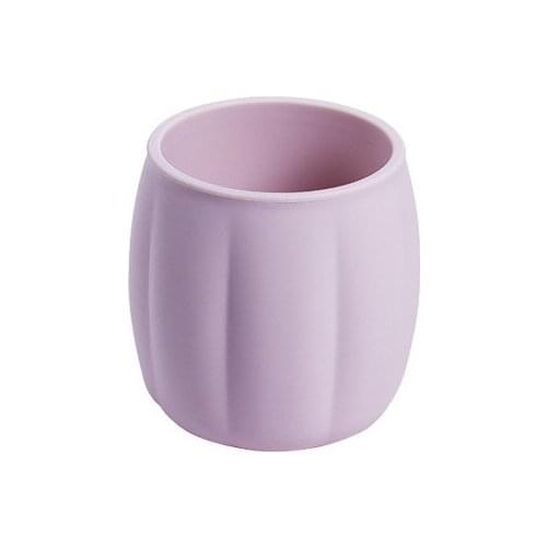 Food grade childrens silicone water cups, drop-proof cups, pumpkin baby cartoon drinking cups, baby silicone drinking cups