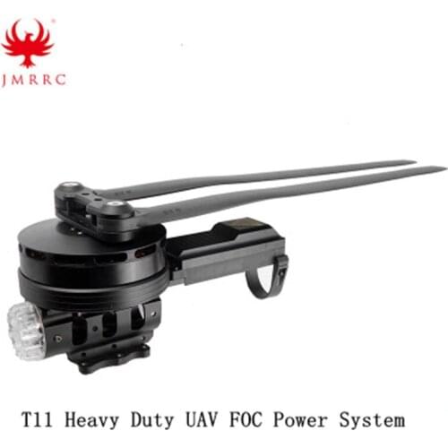 JMRRC T11 UAV FOC power system 10010 motor 120A high voltage ESC 34 128 inch folding propeller