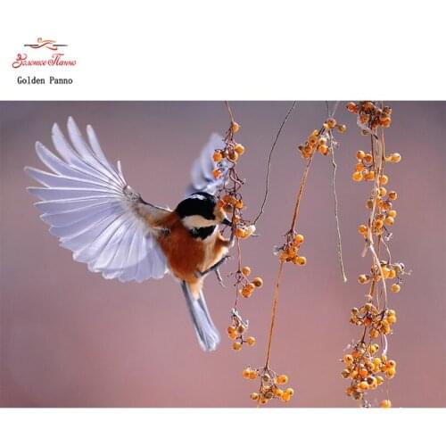 GOLDEN PANNO Diamond Painting Full Square 5D Diy Daimond Embroidery Diamant Mosaic Sale rhinestones pictures Bird 03