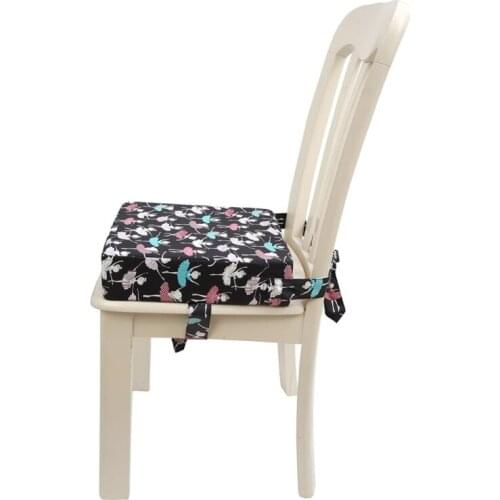 Kids Increased Chair Pad Removable Cushion Baby Anti-skid Dining Chair Thick Mat 54DF