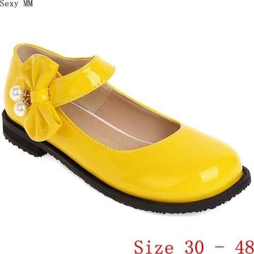 Slip On Shoes Loafers Girl Ballet Flats Women Flat Shoes Soft Shoes Woman Small Plus Size 30 31 32 - 40 41 42 43 44 45 46 47 48