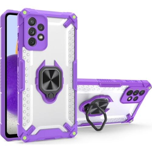 Magnetic Armor Phone Case For Samsung Galaxy S21 A22 A32 A42 A52 A72 A10S A20S A11 A21S A31 A51 A71 Shockproof Bumper Back Cover