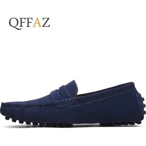 Mens shoes fashion men loafers spring autumn moccasins men genuine leather walking shoes mens flats shoes Zapatos Hombre