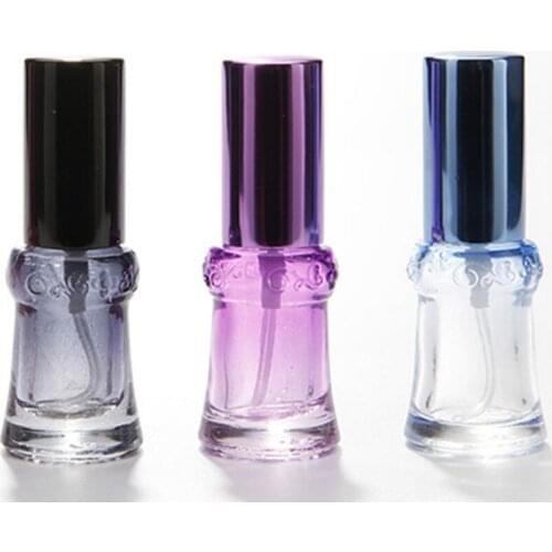 Wholesale 200pcs/lot 5 ML Colorful Spray Vase Cosmetic Bottle Spray Small Perfume Glass Bottle