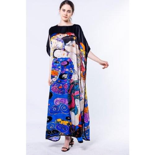 Nomads Felt Gustav Klimt The Virgins Silk Dress