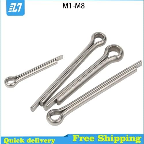Split Cotter Pin U Shape Type Spring Hair Clamp Open Elastic Clip For Tractor Car 304 Stainless Steel M1M1.5M2M2.5M3M4M5M6M8